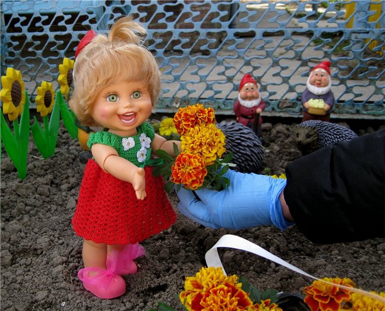 Открытие дачного сезона. Натали кукла Galoob Baby Face