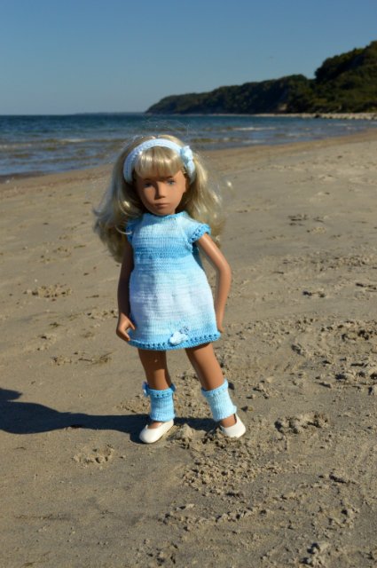 Бабье лето... Кукла Саша Sasha Doll Gingham (фото 7)