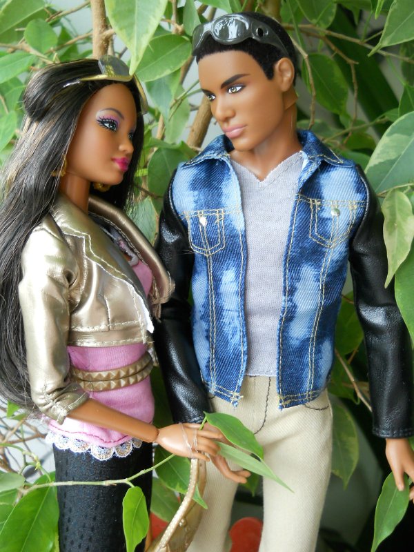 Чернокожие Грейс и Витя (Барби, Кен Mattel)