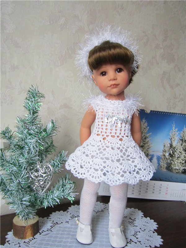Обновки под ёлочку — Одежда и обувь для кукол своими руками: фото (фото 8)