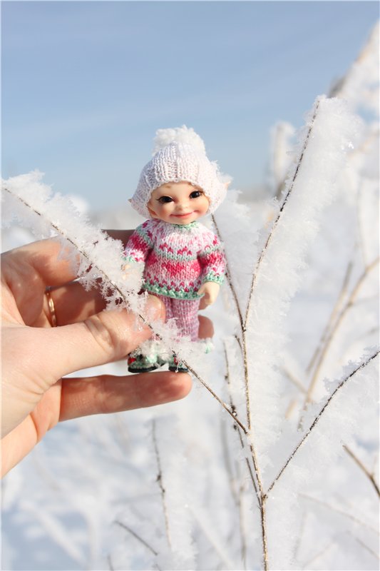 Зимняя прогулка моих крошек! Реалпуки Pupu и реалпуки Сосо