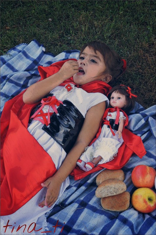 Кукла и ее девочка...Little red riding hood. Часть первая (городская) (фото 7)