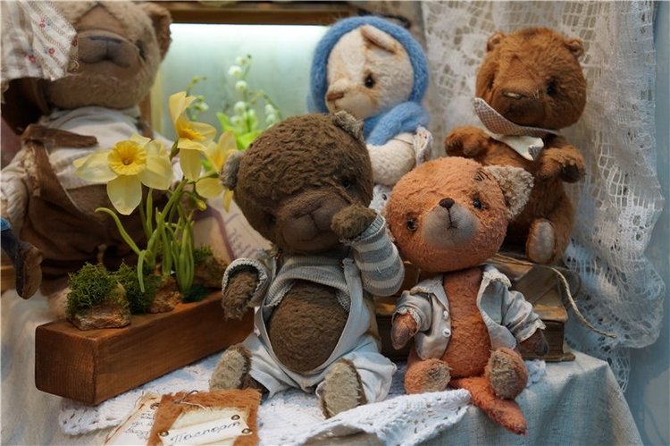 Искусство Куклы 2015. Мишки Тедди и их друзья | Бэйбики Искусство Куклы 2015. Мишки Тедди и их друзья