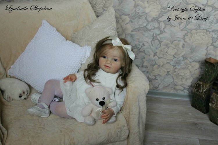 Прототип Sophia by Jannie de Lange. Кукла реборн Шепелевой Людмилы (фото 8)