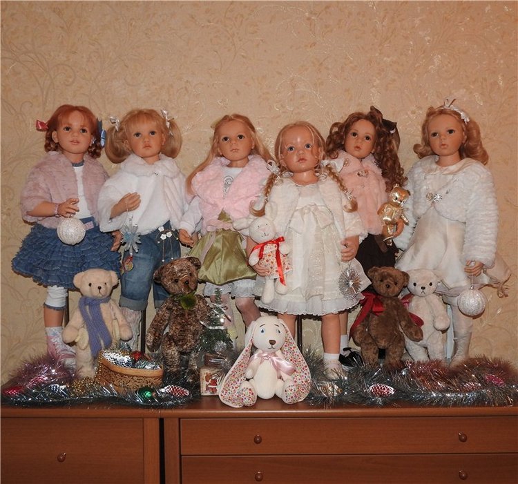Новый Год: сладкий сон или реальность наяву. Куклы Hildegard Gunzel. Наши поздравления (фото 4)
