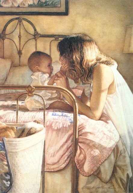 Steve Hanks - Мастер акварели. Изумительно трогательные работы известного акварелиста (фото 2)