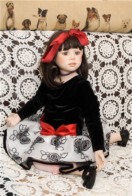 Девочка из января — Куклы Christine Orange (Кристин Оранж): фарфор