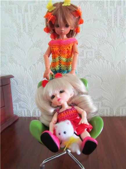 А вы любите играть в куклы!? Утро двух девчонок (фото 9)