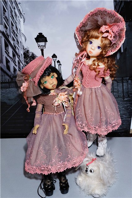 "Мы с Тамарой ходим парой, мы на бал идем с Тамарой ...". Куклы Кайе Виггз