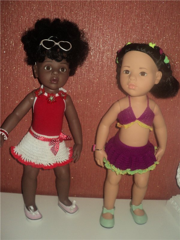 Девчушки любят наряжаться! Наряды для кукол Готц и не только