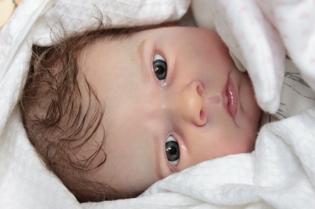 Сама мисс серьезность, кукла реборн Беспаловои Жанны