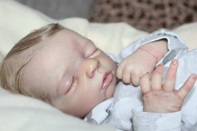 Сладкие сны Манюнечки! Кукла реборн Беспаловои Жанны (фото 3)