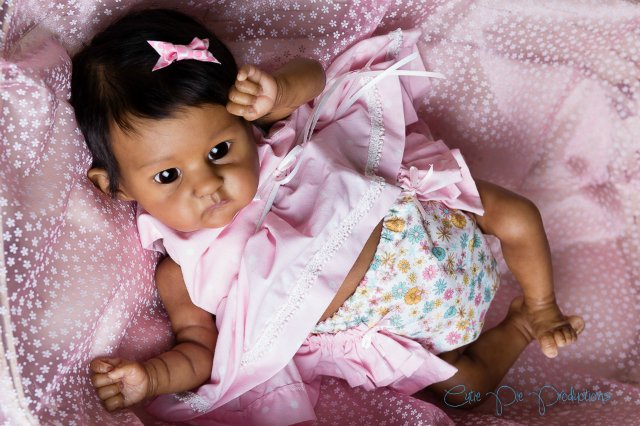 Этническая крошечка реборн, прототип PIXIE скульптора Bonnie Brown (фото 3)