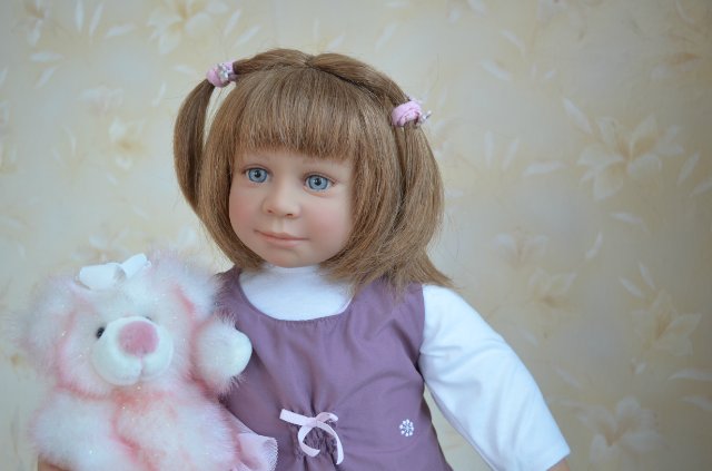 Такую вы точно не встречали, кукла Нели от Hiltrud Schwing (фото 2)