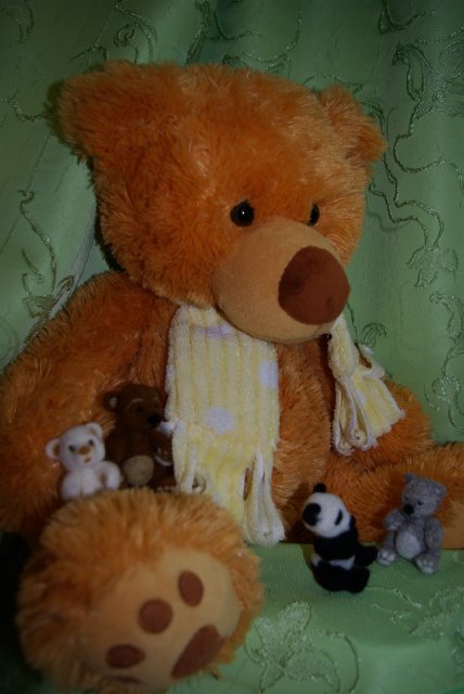 Родились у меня медвежата. Авторские игрушки сухим валянием (фото 3)