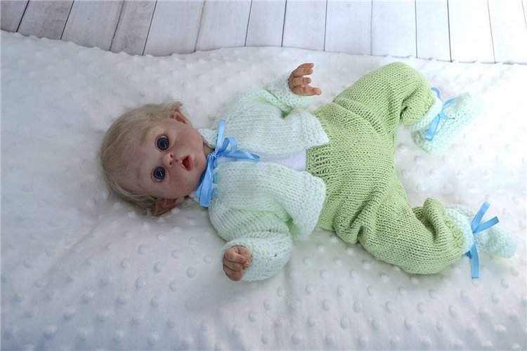 Белокурый гномик реборн — Куклы Реборн (Reborn): работы мастеров