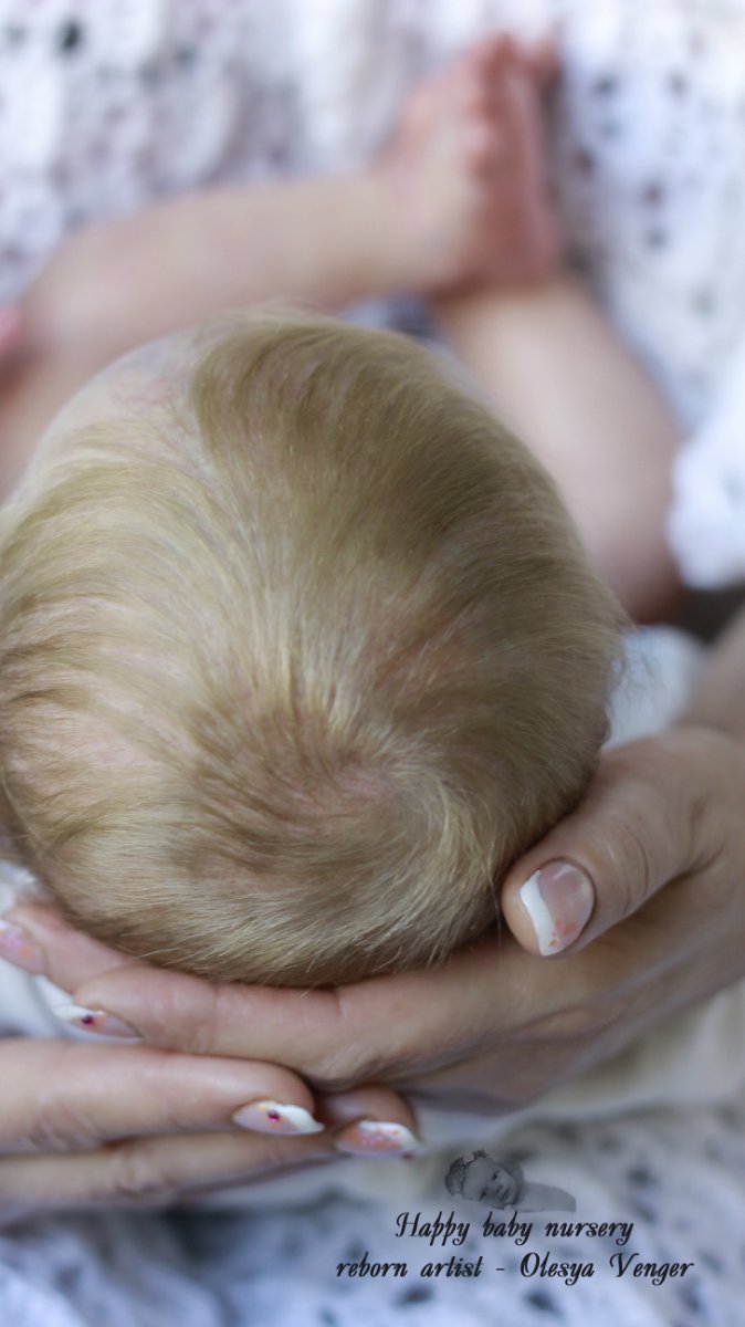 Моя милая златовласка Ева. Кукла реборн Олеси Венгер