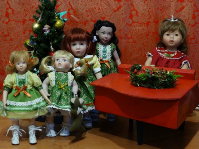 Ёлка в моём детском саду — Одежда и обувь для кукол своими руками: фото