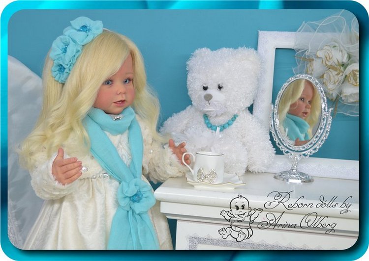 Моя бирюзовая ВАСИЛИСкА (молд Bonnie by Linda Murray)