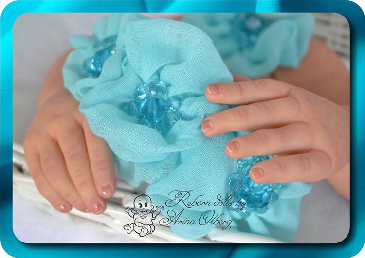 Моя бирюзовая ВАСИЛИСкА (молд Bonnie by Linda Murray)