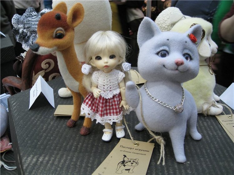 Как Элис и Муся посетили выставку кукол в Гостином дворе (фото 7)