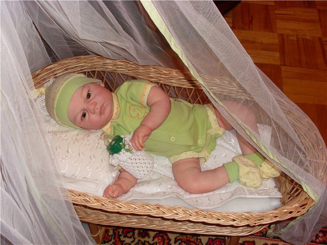 Сынок панамочный - малыш реборн от мастера Татьяны Цорн (фото 10)