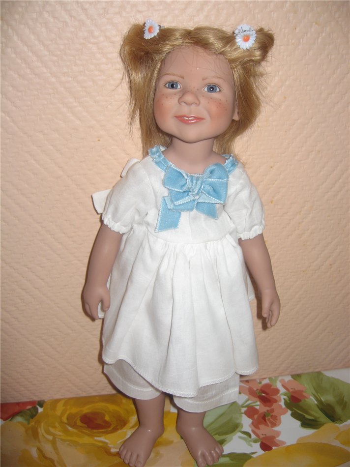 Солнечная девочка. Коллекционная кукла фирмы Цвергназе (фото 2)