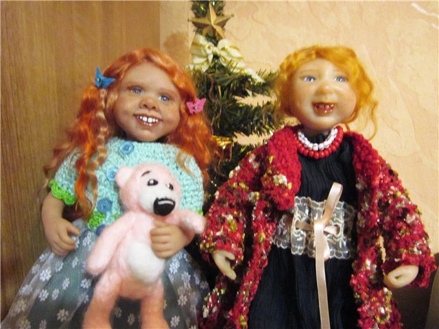 Кристина и Марийка, авторские куклы Ирины Кондрашовой (фото 3)