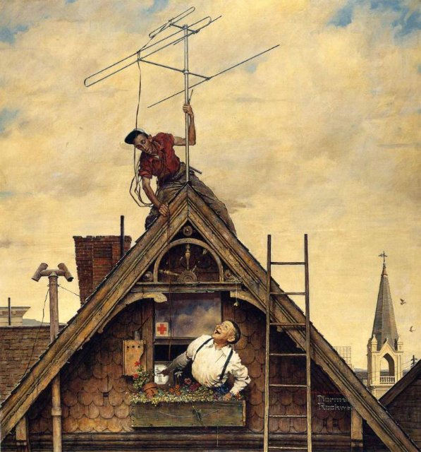 Марк Твен американской живописи. Лиричная и живая старая Америка Нормана Роквелла