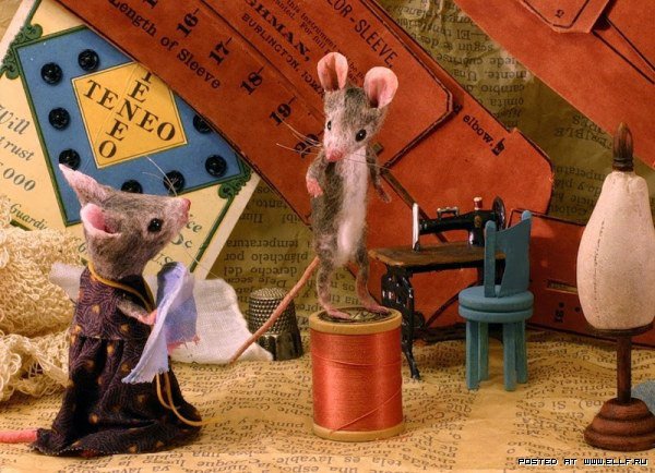 Мышиный дом или Жизнь замечательных мышей. Авторские игрушки в книжной иллюстрации. Мэгги Руди (Maggie Rudy) - "Mouses