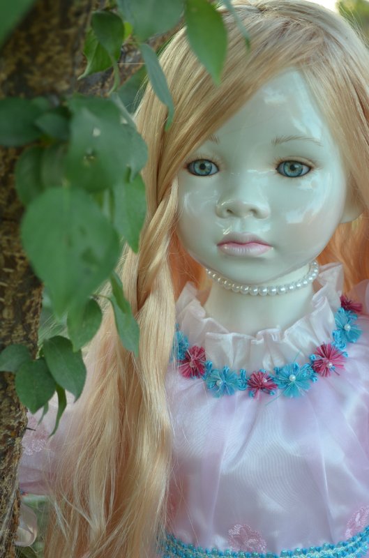 Лунные девочки или необычное творение Ширли (Shirley) - глазурованная кукла Мариэль (Mariele)