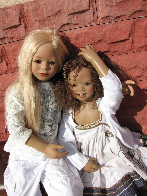 Вспоминая теплые дни. Полуденные танцы кукол Annette Himstedt