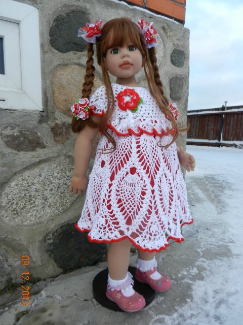 Девочки в красном — Одежда и обувь для кукол своими руками: фото (фото 3)