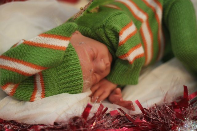 Рождественский подарочек... Эльфийк реборн №2 Элины Кудрявцевой | Бэйбики Рождественский подарочек... Эльфийк реборн №2 Элины Кудрявцевой (фото 9)