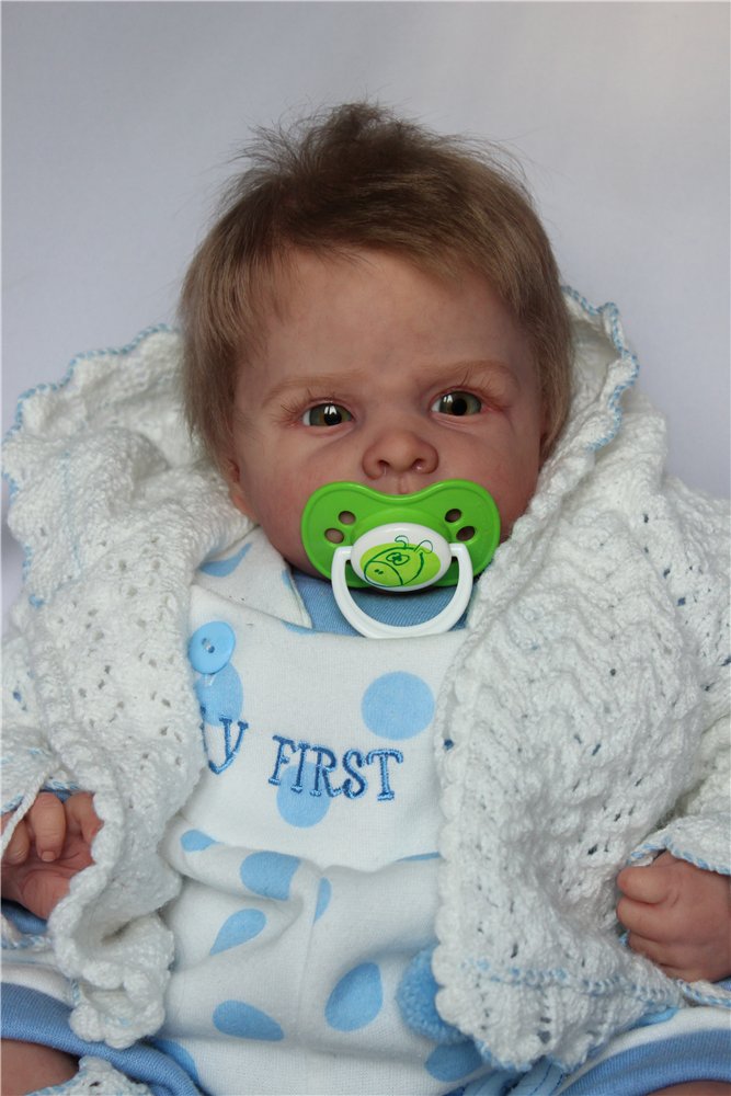 Ванюшка, серьезный мальчик. Куклы реборн Светланы Преображенской (фото 3)