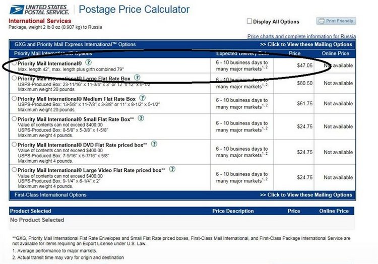 Отслеживание посылок из США в Россию. Памятка (фото 4)
