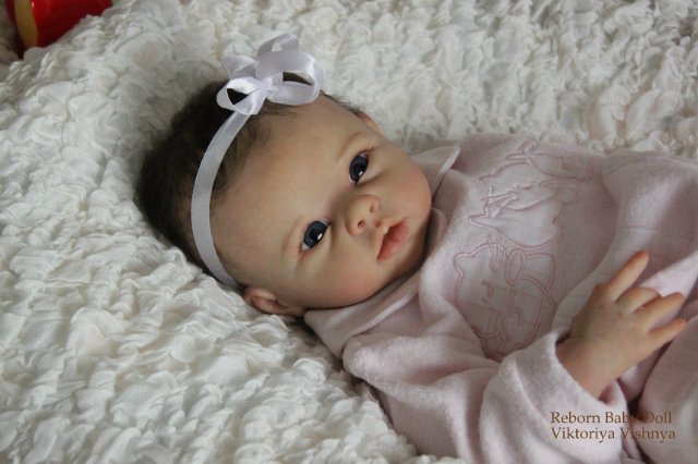 Девочка Кристочка... Куколка реборн Виктории Вишни