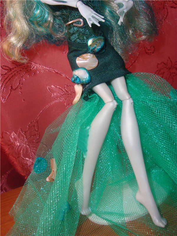 Русалка ООАК из Лагуны Monster high (фото 4)