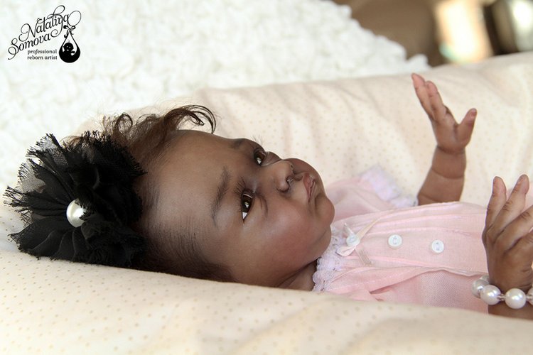 Эвелина. Шоколадка реборн Наталии Сомовой (фото 6)