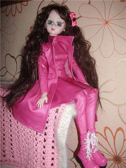 Девочка в розовом, 60см восхищения (фото 2)