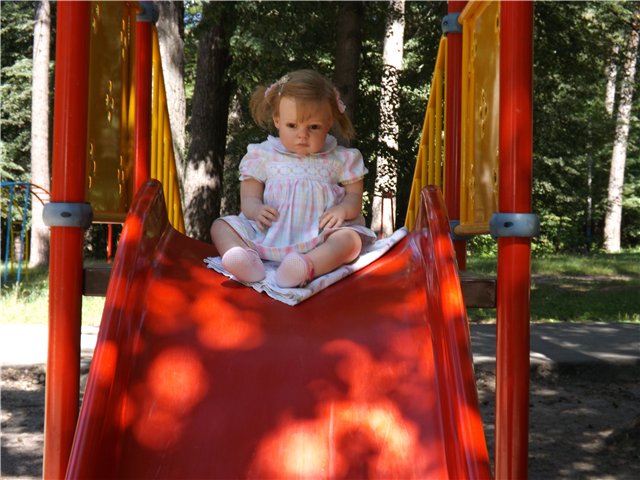 Летняя прогулка Танечки. Кукла реборн (фото 4)