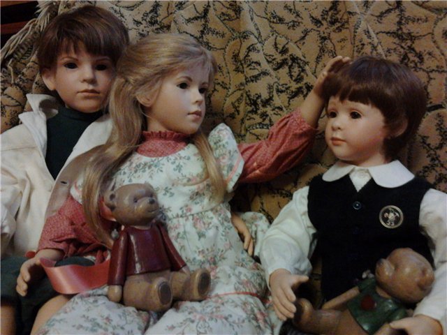 Коллекционные куклы дети от Веры Шольц