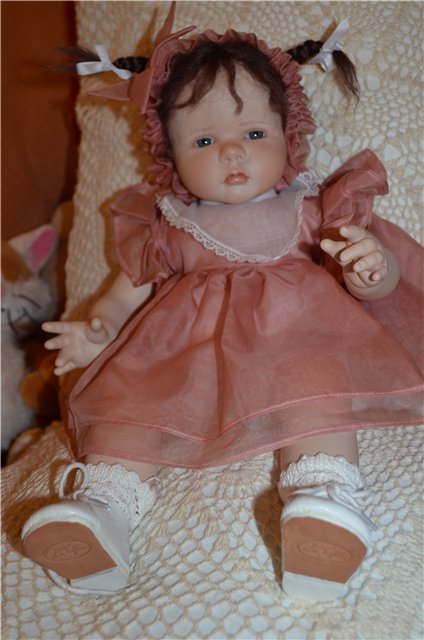 Ruth Treffeisen... Мышка — Фарфоровые куклы Ruth Treffeisen (Рут Треффейсен): авторские (фото 5)