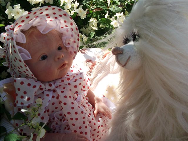 Ох, уж эти горошки!!! Кукла реборн София (фото 8)