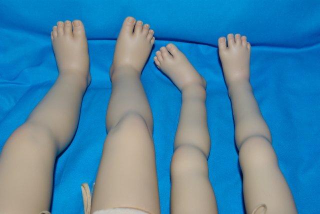 Сравниваем кукол Annette Himstedt 2002 и 2004 года. Efi, Pauline