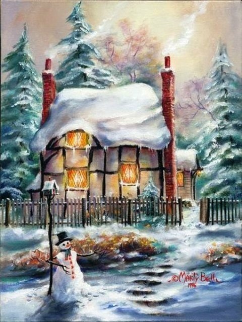 Виртуальная выставка картин "Дыхание зимы"