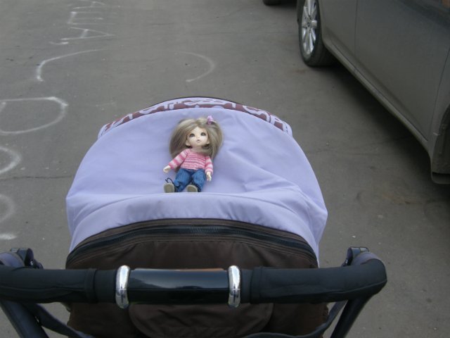 Первая вылазка на улицу. Puki fee Ante, bjd