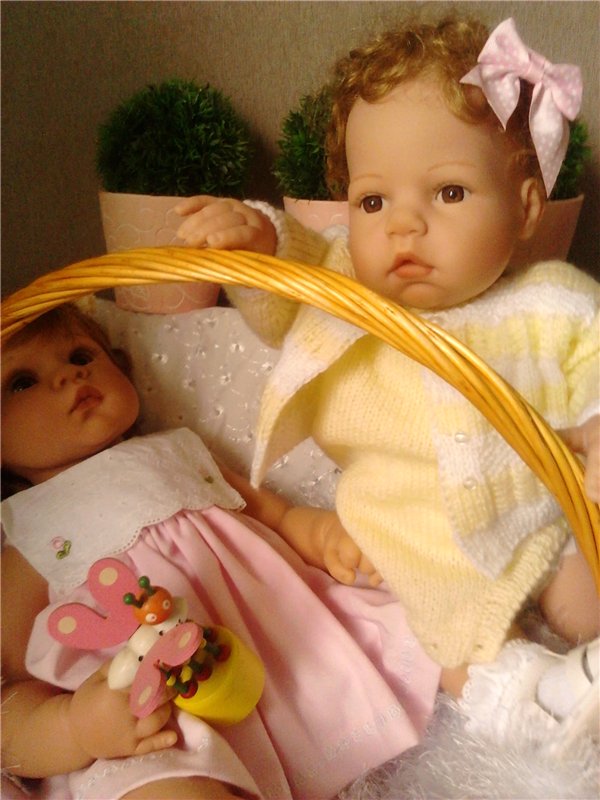 Моя малышка Алиса - Breath of Life Babies "Baby Amber" от Lee Middleton - на даче