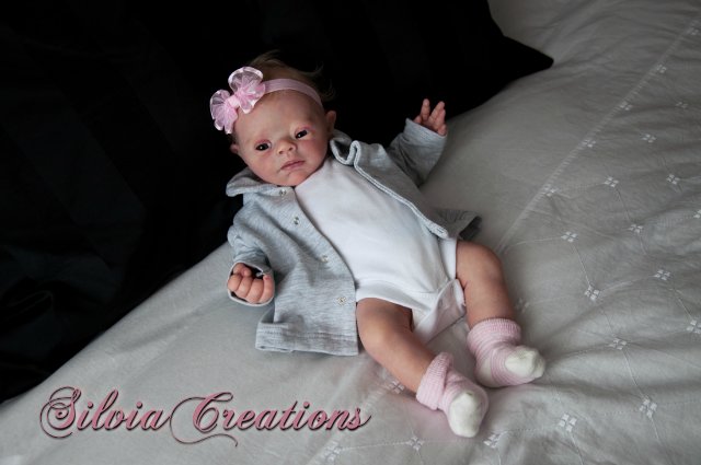 Молд с синдромом дауна PEBBLES в исполнении SILVIACREATIONS