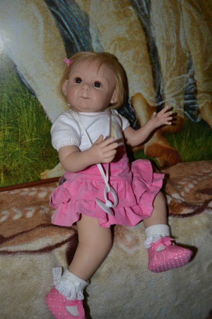 Наконец она приехала - моя рыбка Поньо! Baby Girl Doll Bonnie Chyle (фото 10)